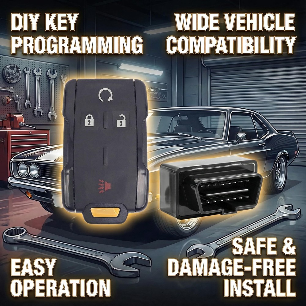 DIY Keyless Entry Remote Start Replacement Kit for Chevy Silverado GMC 2014-2020