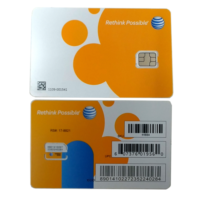 AT&T 4488A Nano SIM Card