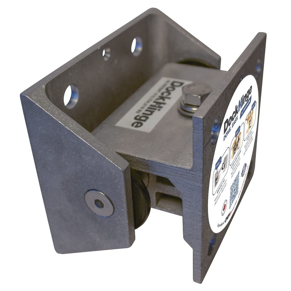 Dock Hinge System, Aluminum, Size: 3/8�