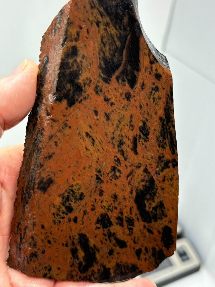 Meca Obsidian aka Mahogany Slab Lapidary Cabbing Knapping Combo ship