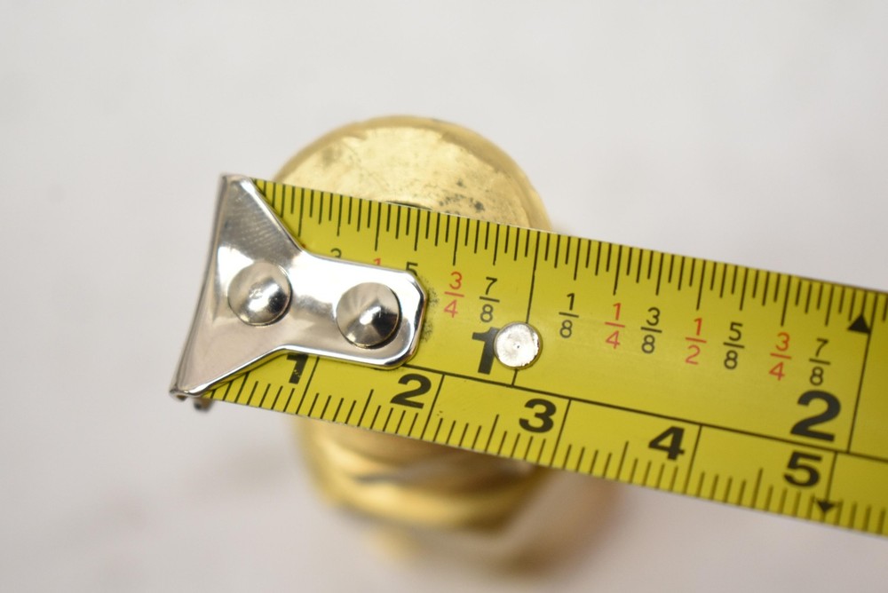 Rexarc Brass Inline Check Valve Male - Female Threaded Pipe Flow Adapter Fitting