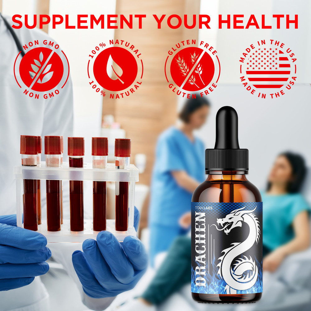 (5 Pack) Drachen Advanced Blood Support Drops Vitamin Supplement 150 Servings