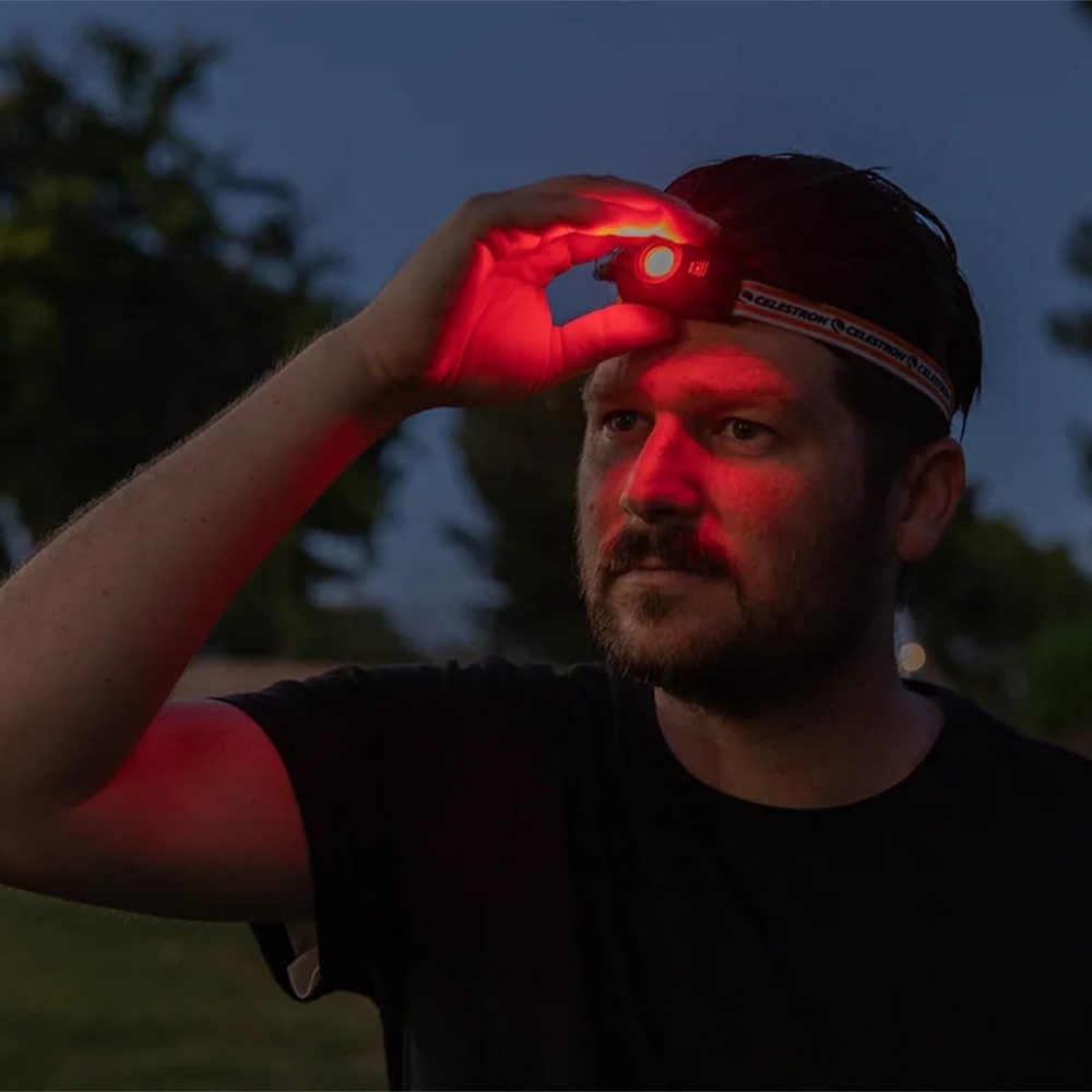Night Vision Headlamp: Multiple Modes, SOS, 100hr Battery, 45° Adjustable