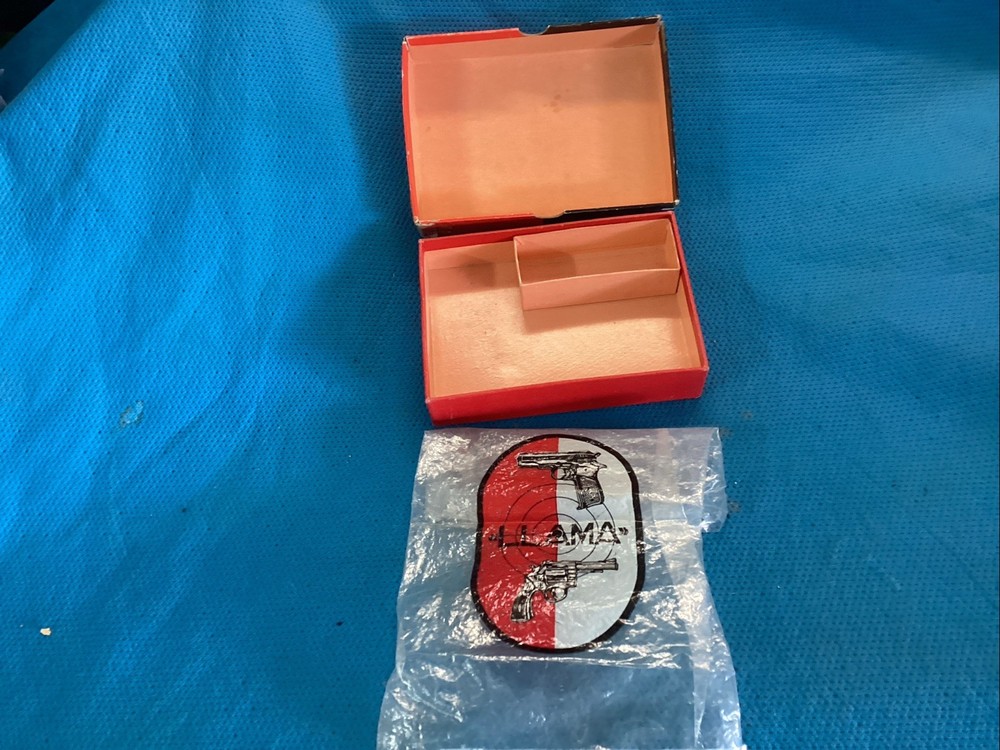 Vintage Llama Pistol Box