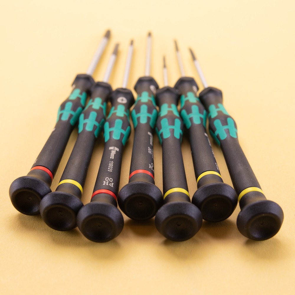 Wera 345271 Kraftform Micro Slotted/Phillips Precision Screwdriver Set