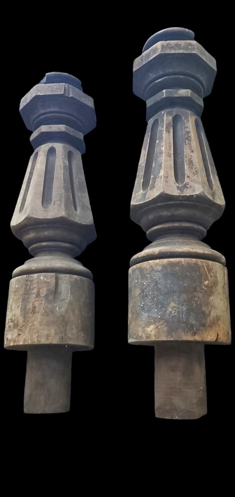 Pair Of Massive Newel Post GAM0238