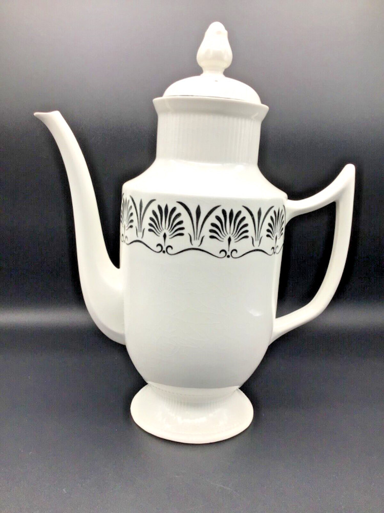 Castleton Classica Pattern Coffee Pot 1963 Japan 12 Inch MCM