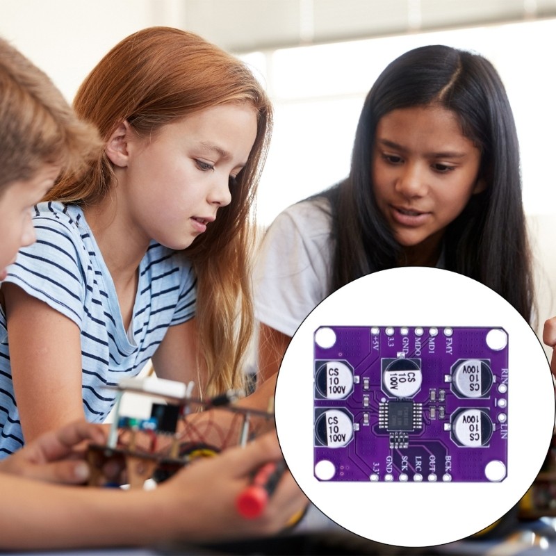 PCM1808 Single Ended Input Board Integrated Stereo Decoding Amplifier Circuit