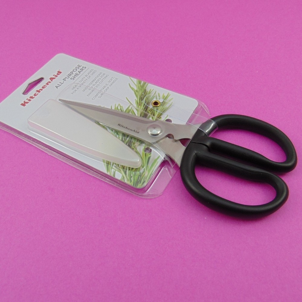 KitchenAid All-Purpose Kitchen Shears Utility Scissors Black Ergonomic Handle