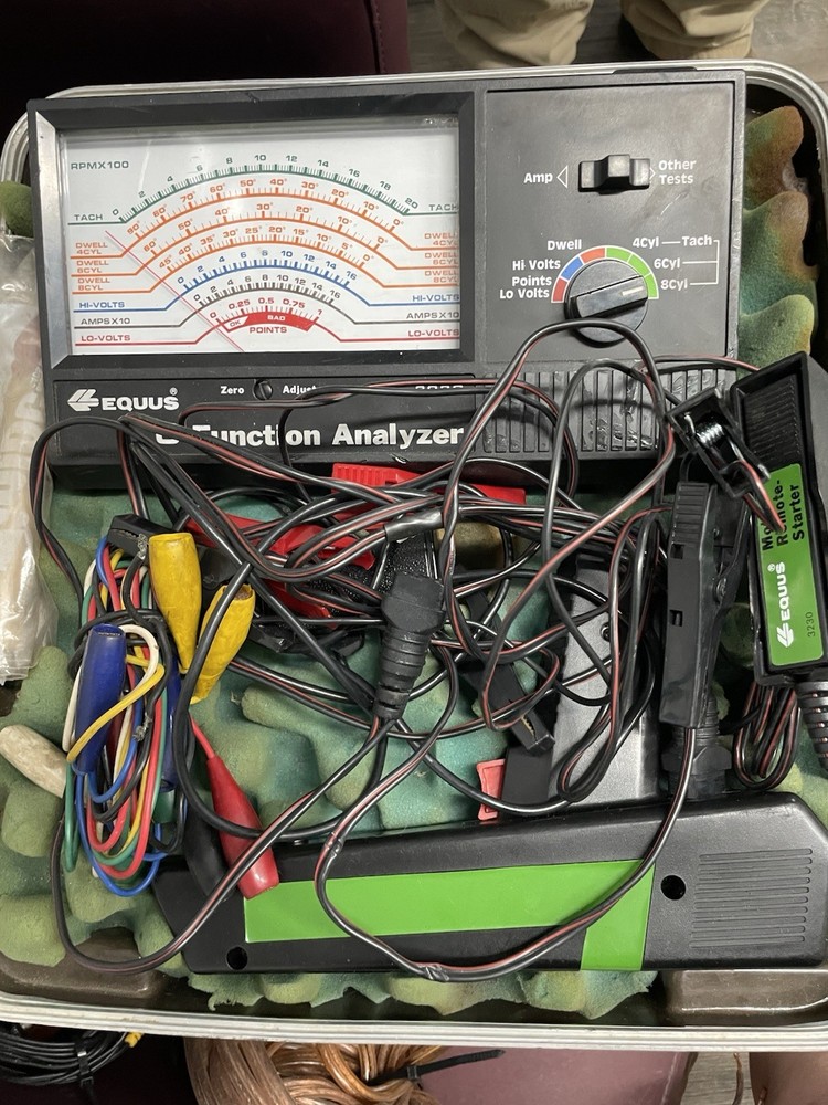 EQUUS 6 Function Analyzer 3030 Xenon Timing Light Remote starter Switch Manuals