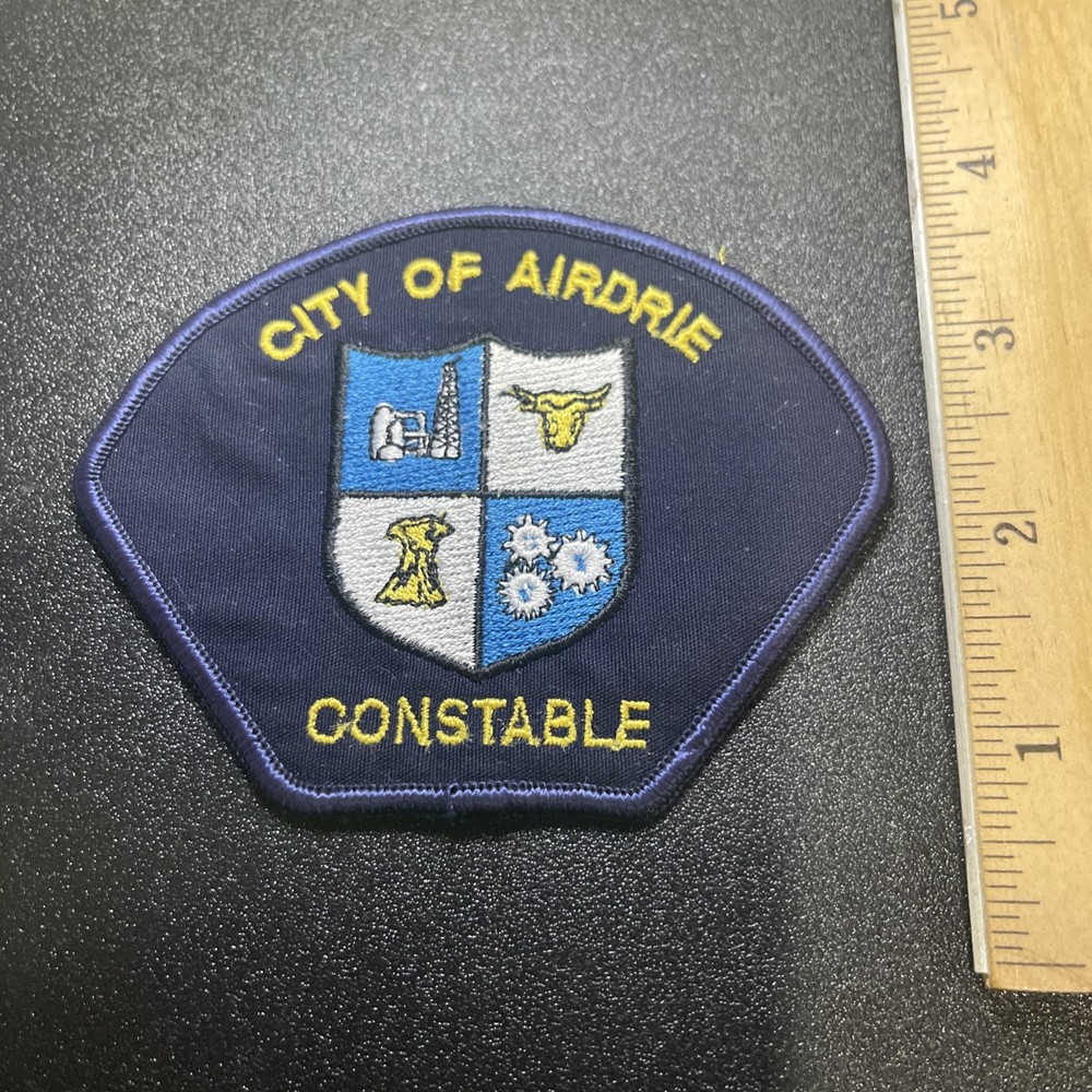 Canada Alberta City Of Airdrie Constable Collector Patch