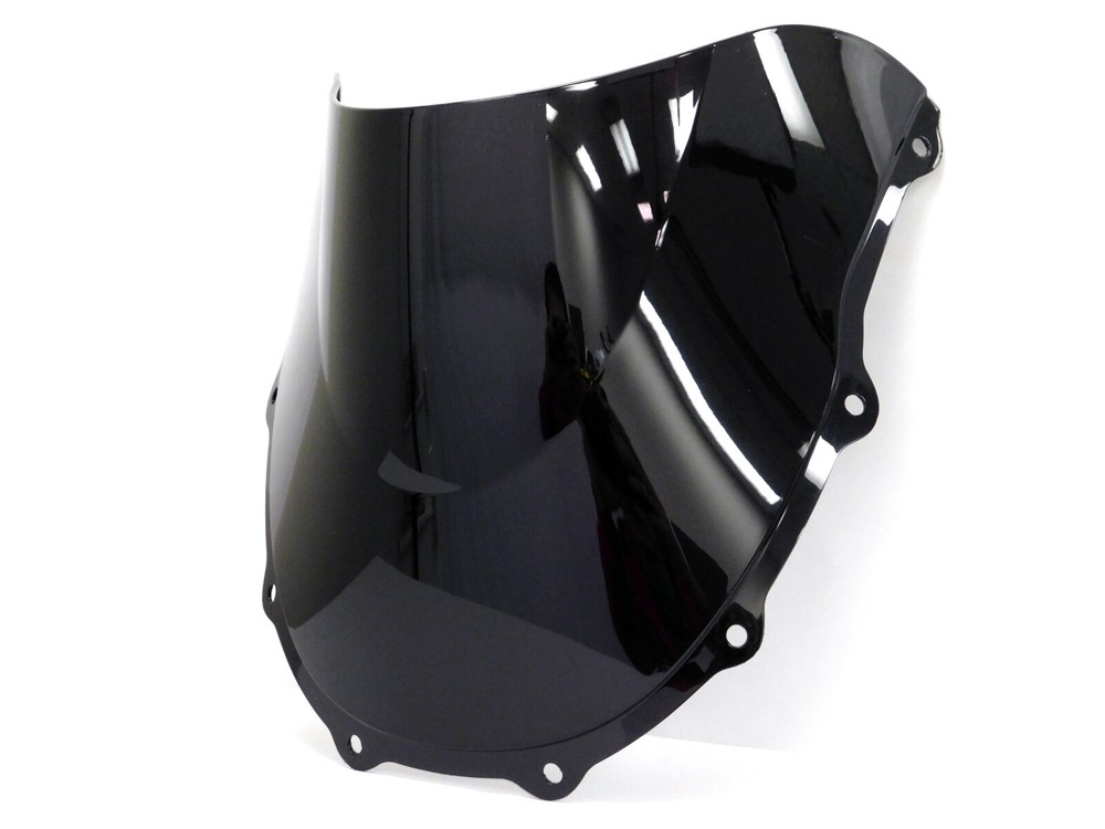 ABS Black Double Bubble Windscreen Windshield for 1996-2003 Kawasaki Ninja ZX7R