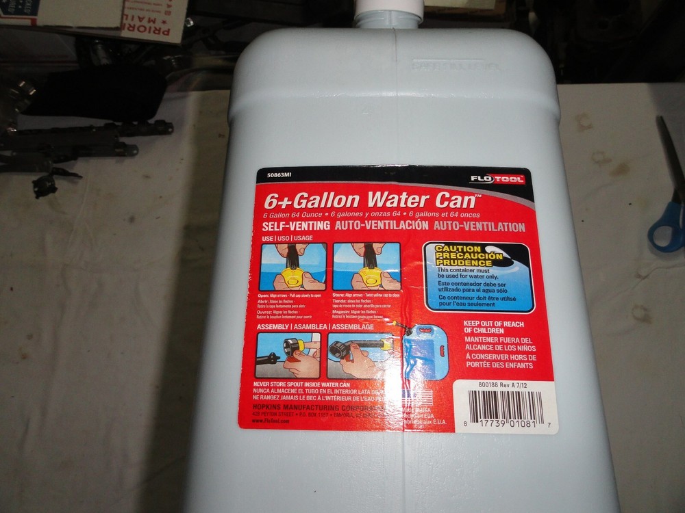 6 + Gallon Water Storage Container