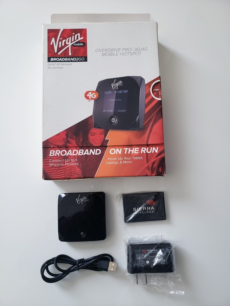 Virgin Overdrive Pro 3G 4G Mobile HOTSPOT