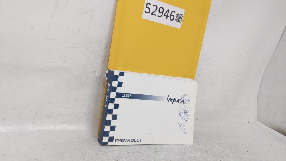 2004 Chevrolet Impala Owners Manual UO2GR