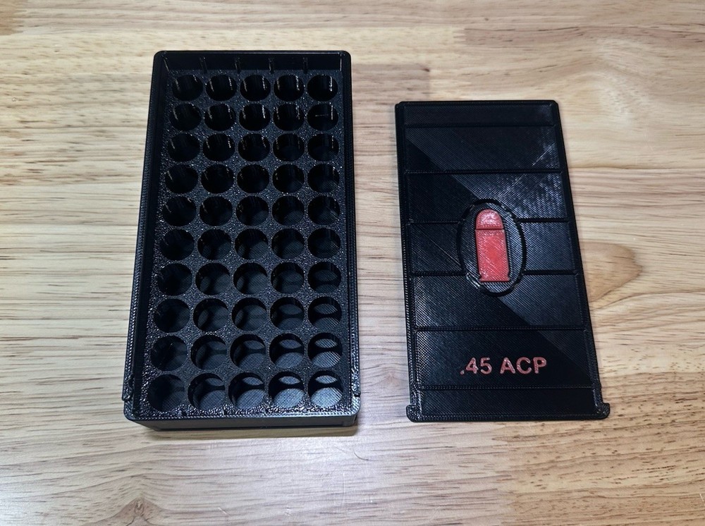 .45 ACP Auto Ammo Box 50rd Capacity (3 Pack)