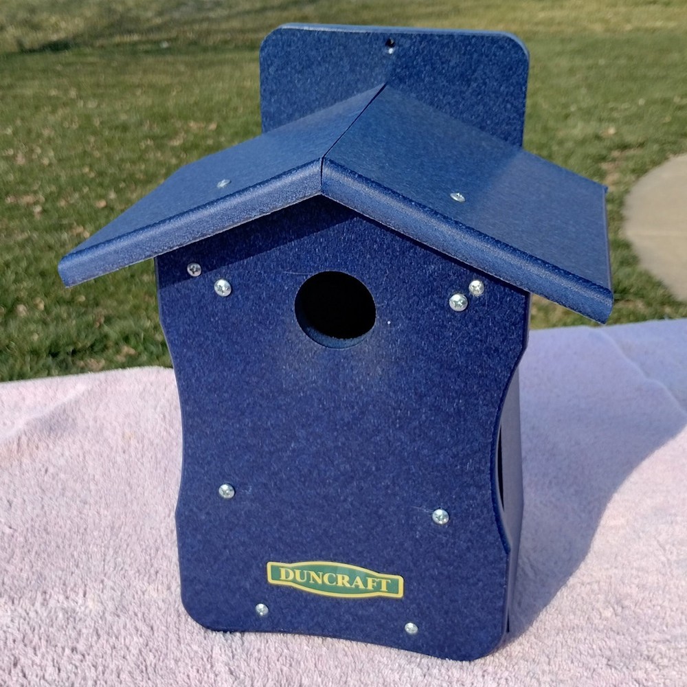 DUNCRAFT BLUE BIRD HOUSE with OPTIONAL PREDATOR GUARD