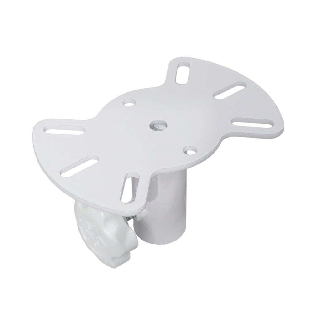 Pro X Speaker Stand Mounting Plate - White for Speakers/Moving Head