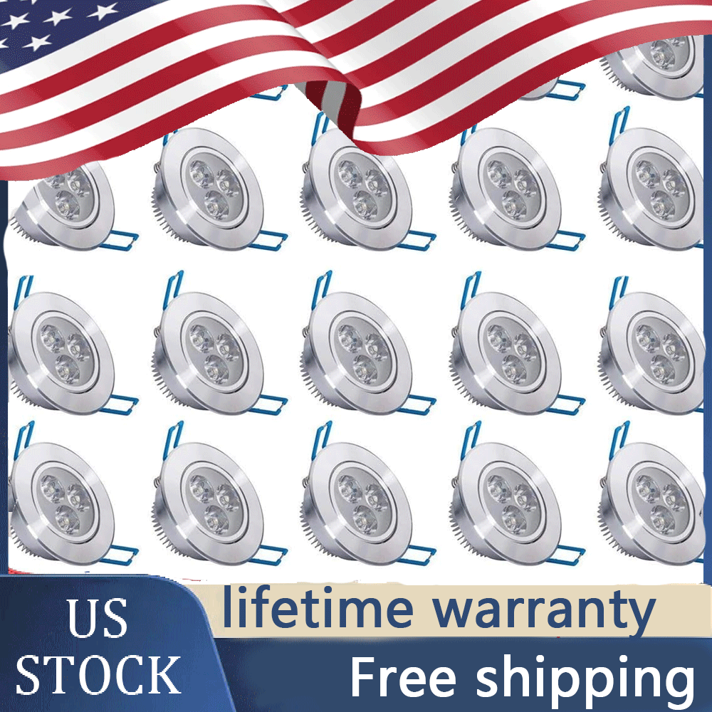 10PCS Dimmable LED Downlight 9W 12W 15W Recessed Ceiling Light Spotlight