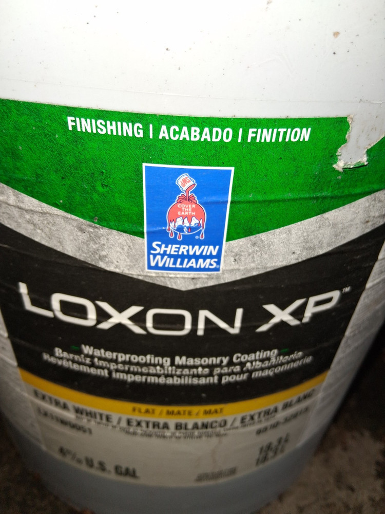 Sherwin-Williams Loxon XP Waterproof  5 gallons