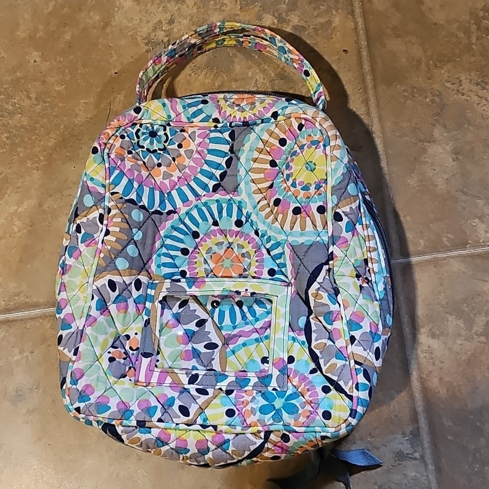 Vera Bradley Lunch Bag Multicolor Sunburst Cloth