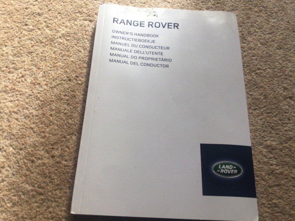 RANGE ROVER OWNERS MANUAL HANDBOOK & WALLET (2013 - 2017) 2 FAST POST