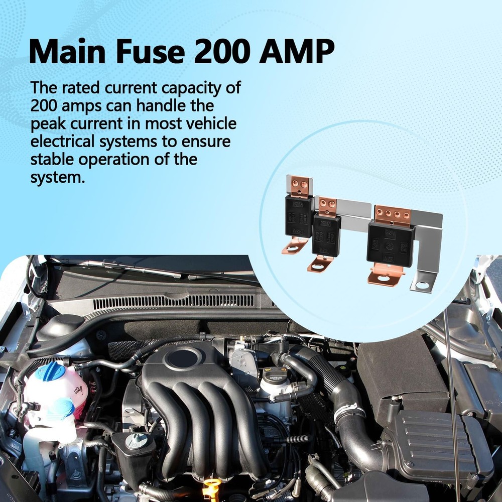Main Multi Fuse 200 AMP Compatible with Jetta 2011-2018 Passat 2012-2015...