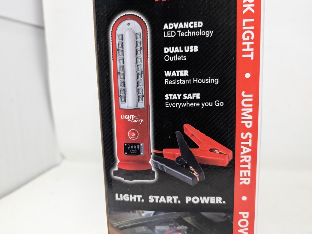 NEW Clore Jump Light N Carry 12V Multifunction Powerlight Jumpstarter (CS)