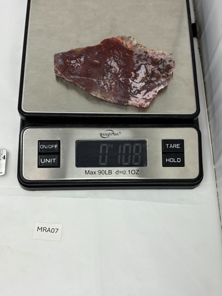 Mexican Red Moss Agate Slabs Lapidary Cabbing Combo Ship Avail
