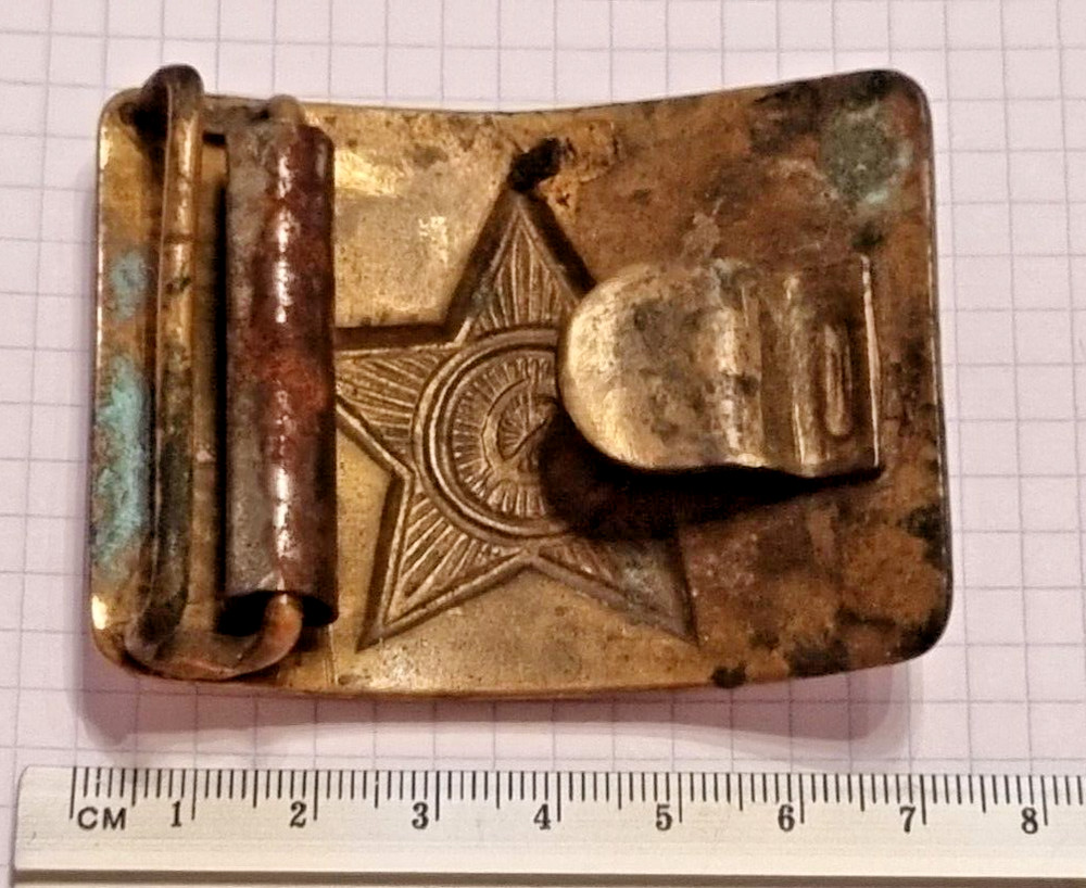 soviet military belt buckle ussr