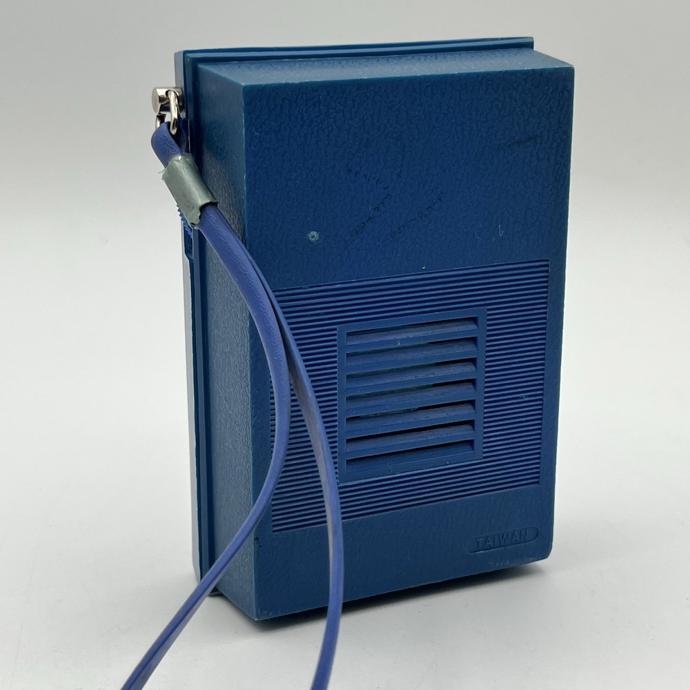 Cobra Two Solid State AM Transistor Radio - Blue - Vintage 1970s - Works