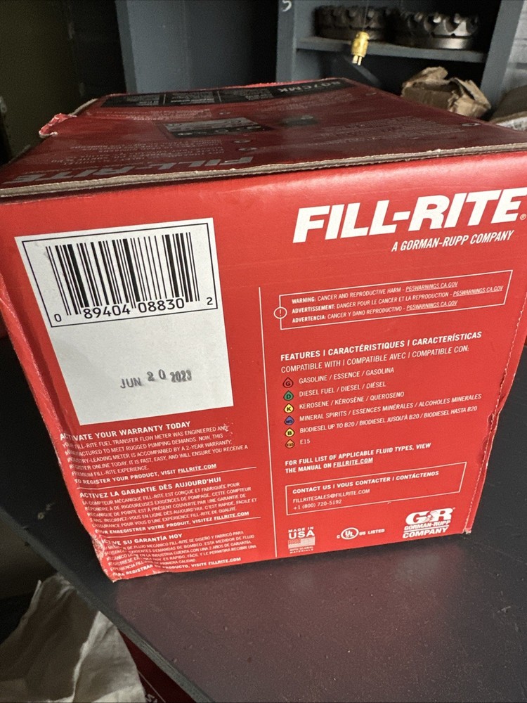 FILL-RITE Heavy duty mechanical flow meter