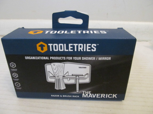 Tooletries The Maverick Razor & Brush Rack Organizer
