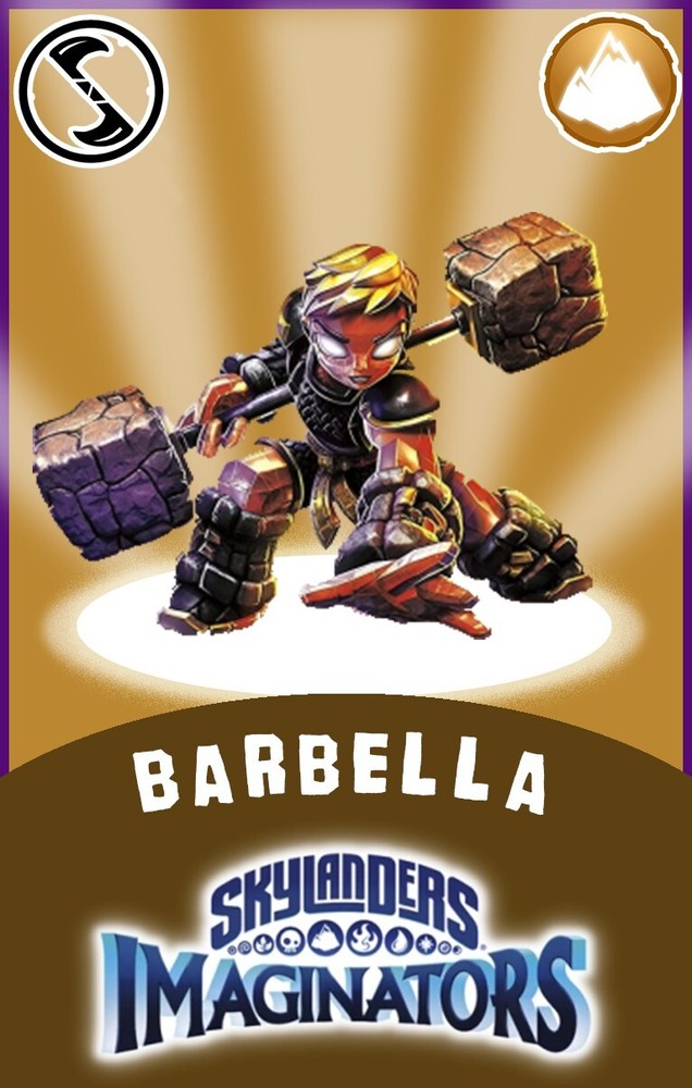 Skylanders Imaginators Barbella NFC Card