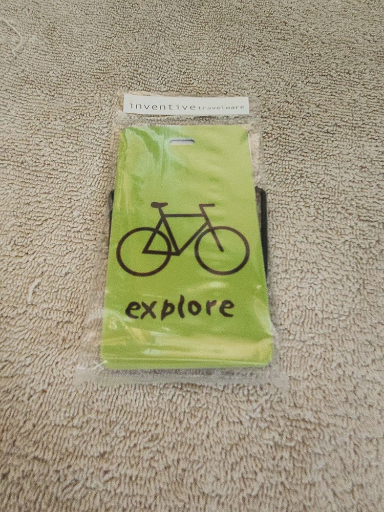 Inventive Travelware "Explore" Green Luggage Tag (Box 72)