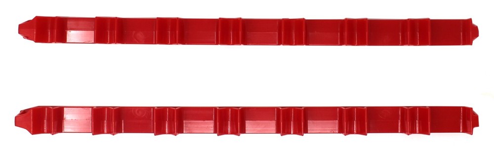 Low Profile Plastic Red 14 Tool Screw Driver Organizer Rail Kit