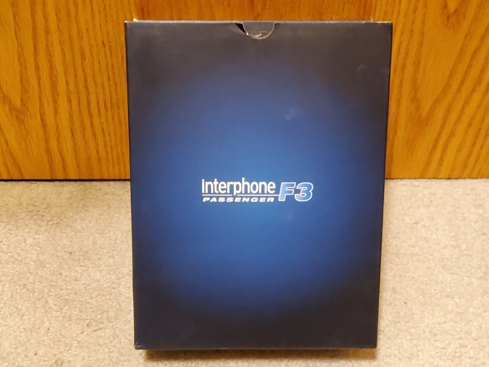 Interphone F3 Passenger Intercom Bluetooth Phone Connect Pilot Passenger System