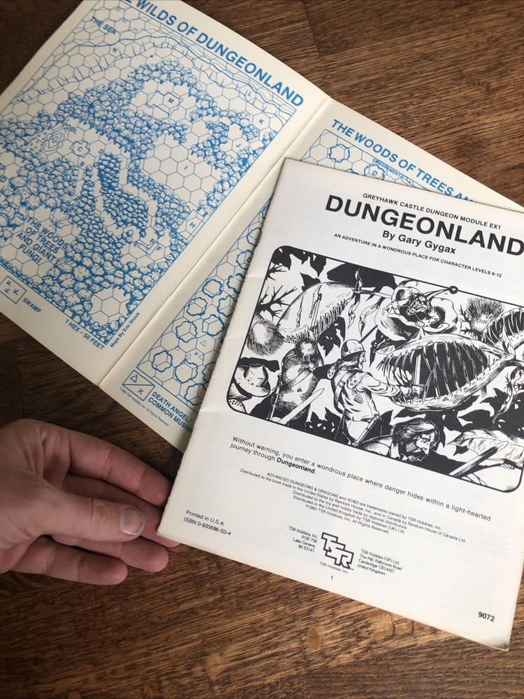Dungeonland Adventure Module - AD&D EX1