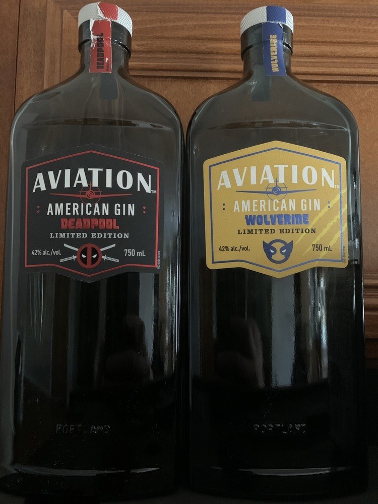 Aviation Gin Deadpool & Wolverine Empty Bottles  [Katana Sword Variant] Limited
