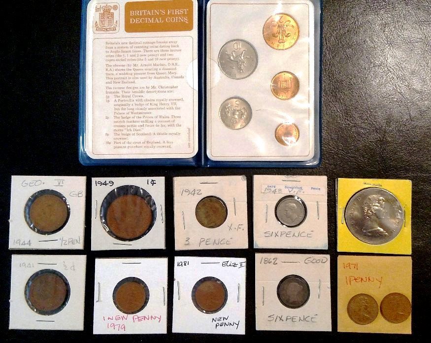 MIXED LOT OF BRITISH COINS