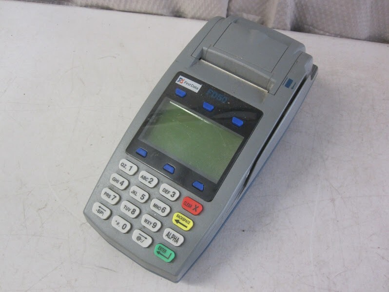 First Data FD-50 Credit Card Processing Terminal - No Power Adapter