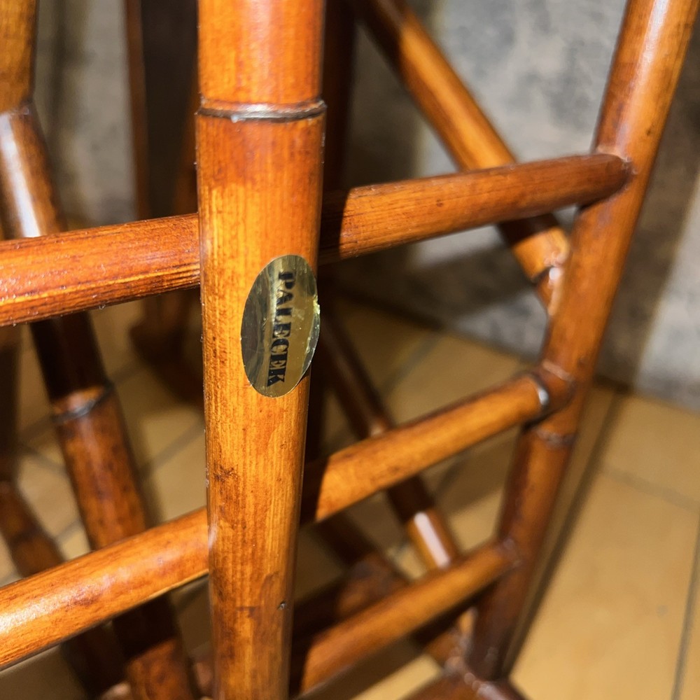 Palecek Victorian Style Bamboo Magazine Rack