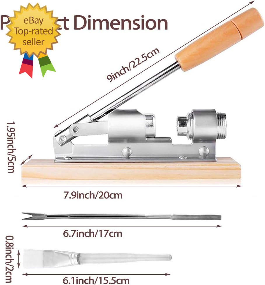 Nutcracker Heavy Duty Pecan Walnut Cracker Plier Opener Tool for Easy Cracking