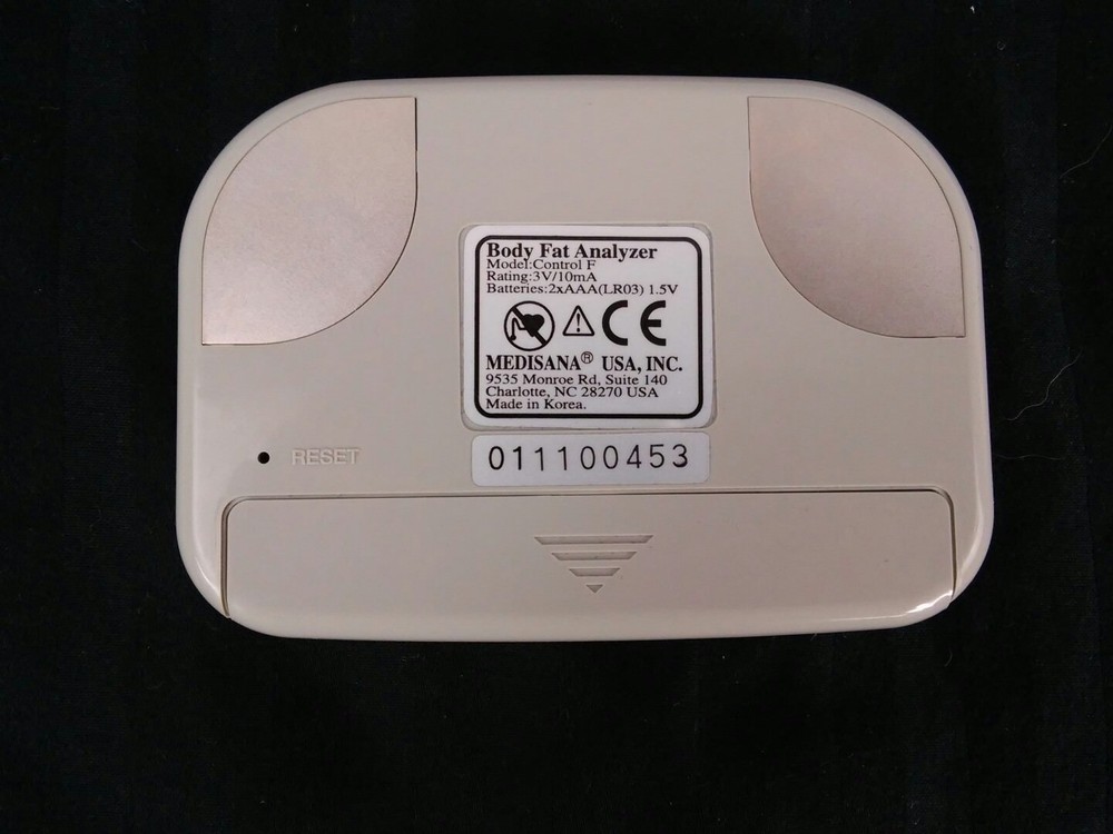 Medisana Control F Fat Analyzer Measure Fat Content Digital with Instructions