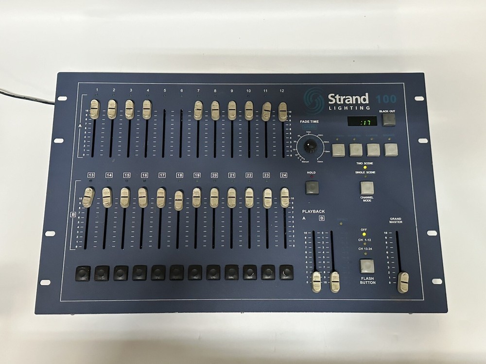 Strand Lighting 100 ~ 12/24 Stage Lighting Controller Console ~ Power Tested