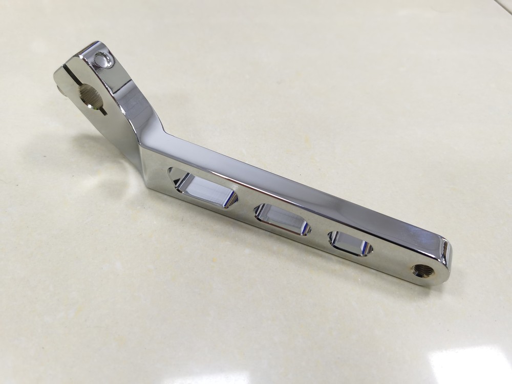 Chrome Gear Shift Lever For Harley Dyna Softail FXST Custom FXSTC Deluxe FLSTN