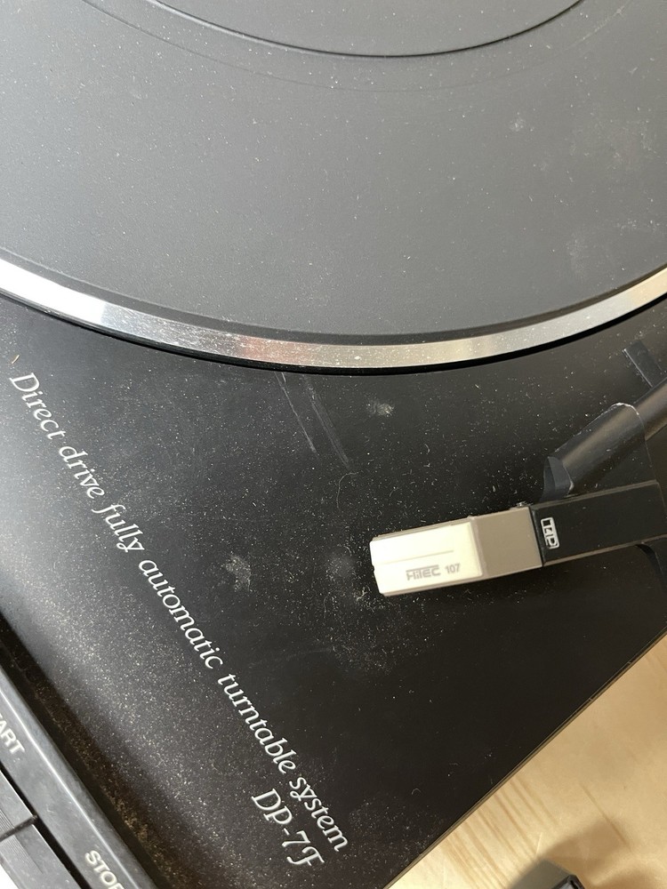 Denon DP-7F Direct Drive Fully Automatic Turntable w Manual Box