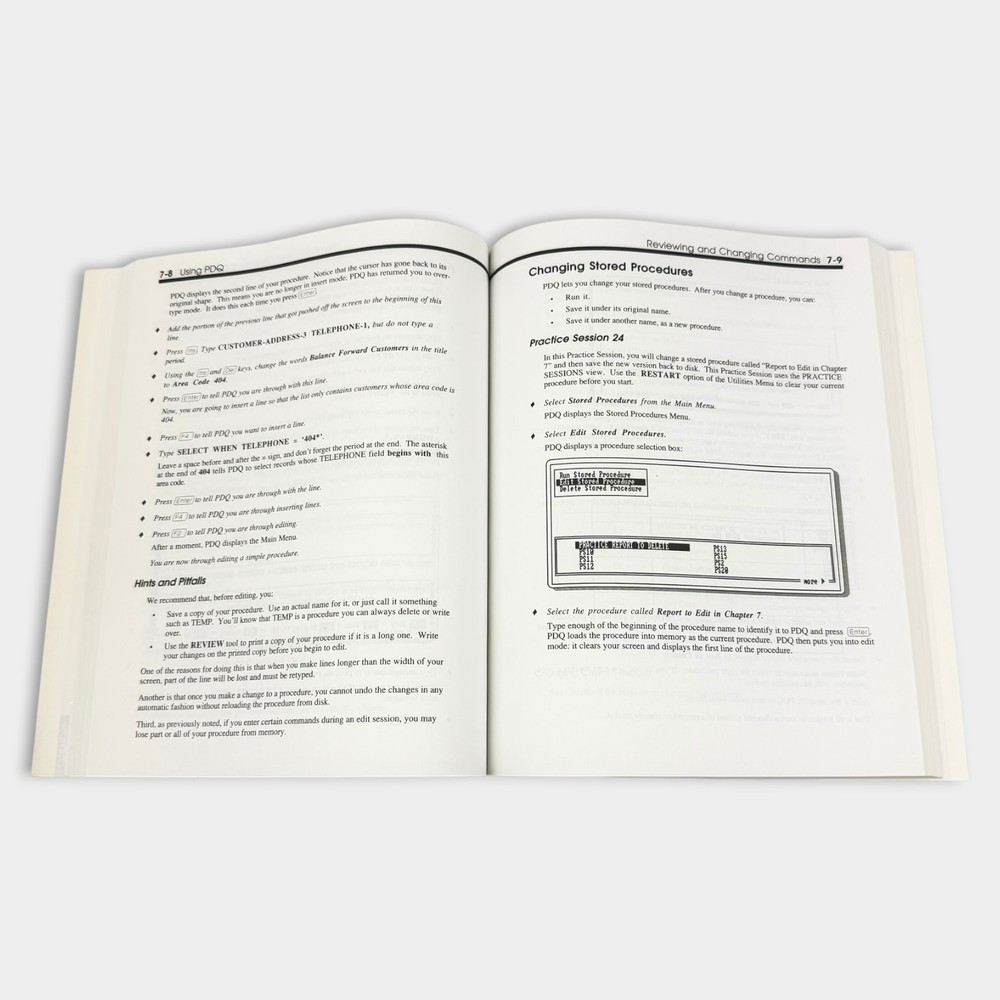 Vintage Peachtree Accounting DOS v10 Manuals User Guide Data Query Year-End