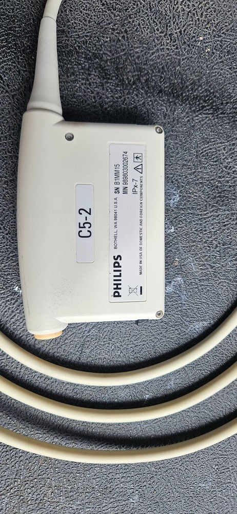 Philips C5-2 Ultrasound Transducer Probe Convex Array