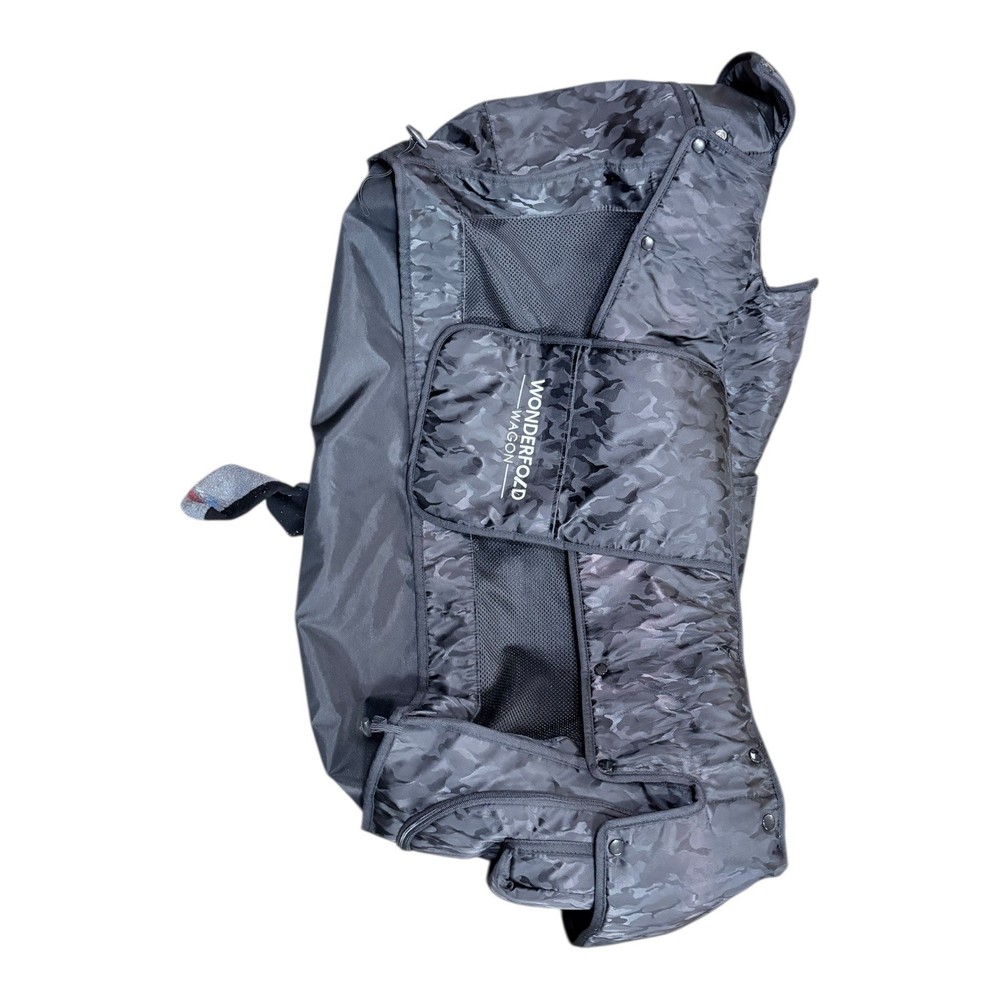 WonderFold Wagon W2 Luxe Replacement Fabric frame Cover Black Camo Accessory